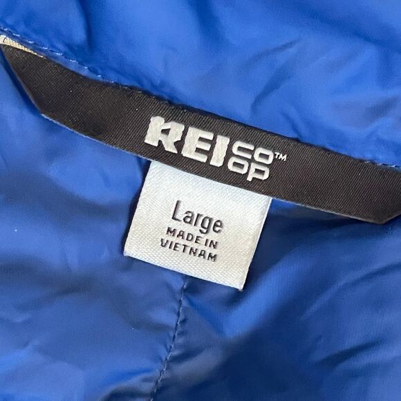REI Co-Op Men's Lightweight Down Vest Size Large WORN ONCE - Picture 3 of 5